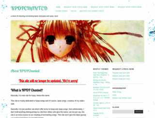 kpopchanted.wordpress.com screenshot