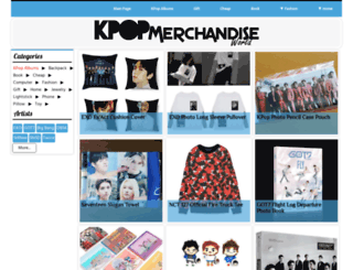 kpopmerchandiseworld.com screenshot