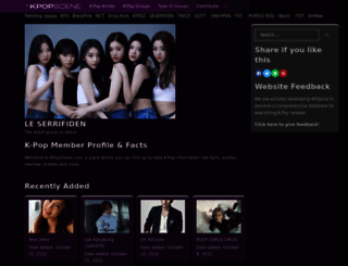 kpopscene.com screenshot