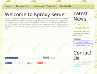 kproxy.info screenshot