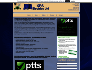 kps-electrics.co.uk screenshot