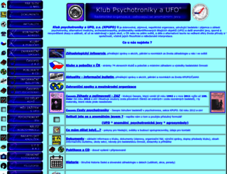 kpufo.cz screenshot