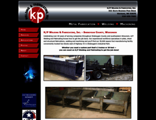 kpwelding.com screenshot