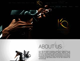 kqbeautystudio.com screenshot