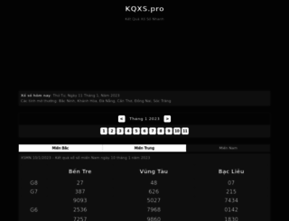 kqxs.pro screenshot