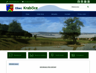krabcice.cz screenshot