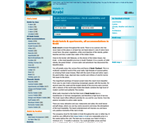 krabihotelsthailand.net screenshot