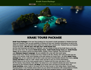 krabitourspackage.com screenshot