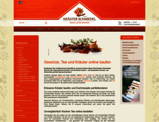 kraeuter-schmiedel.de screenshot