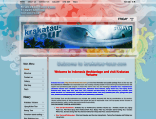 krakatau-tour.com screenshot
