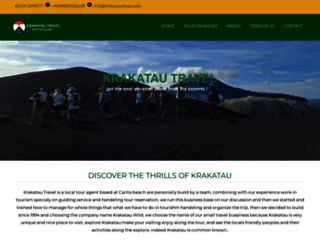 krakatautravel.com screenshot