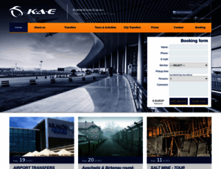 krakow-airport-express.com screenshot