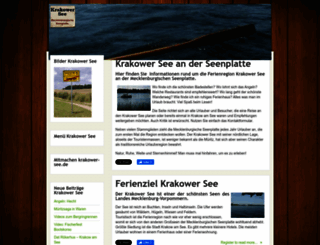 krakower-see.de screenshot