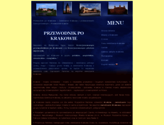 krakowprzewodnik.com screenshot
