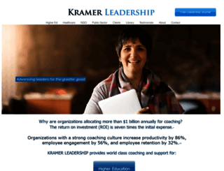 kramerleadership.com screenshot