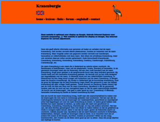 kranenburgia.nl screenshot