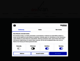 kranvermietung-dachdecker.de screenshot