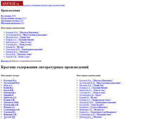 kratkoe.ru screenshot