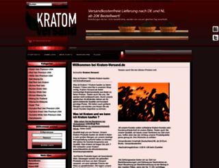 kratom-versand.de screenshot