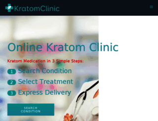 kratomclinic.com screenshot