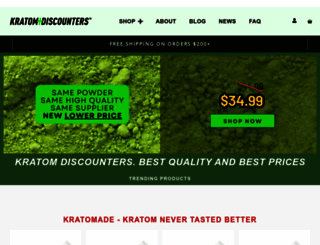 kratomdiscounters.com screenshot