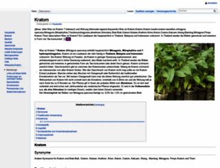 kratomwiki.de screenshot