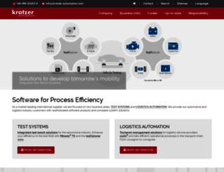 kratzer-automation.com screenshot