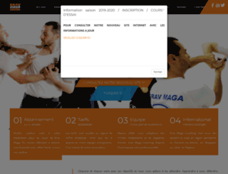 krav-maga-paris.com screenshot