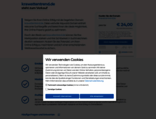 krawattentrend.de screenshot