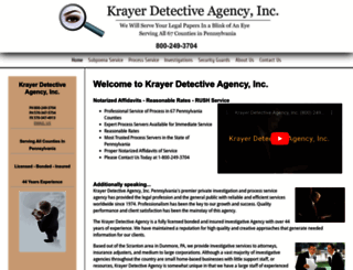 krayerinvestigations.com screenshot