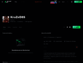 krazed85.deviantart.com screenshot