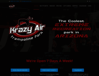 krazyair.com screenshot
