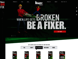 krazyglue.com screenshot