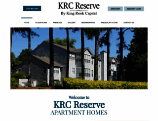 krcreserveapts.com screenshot