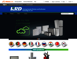 krdfilter.en.alibaba.com screenshot