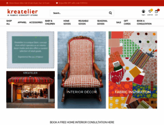 kreatelier.com screenshot