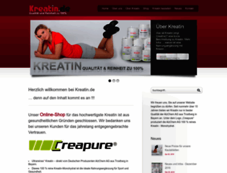 kreatin.de screenshot