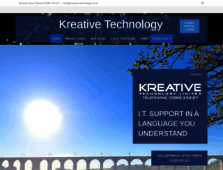 kreative-technology.co.uk screenshot