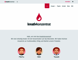 kreativkonzentrat.de screenshot
