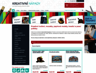kreativninapady.cz screenshot