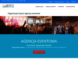 kreatorzyimprez.pl screenshot