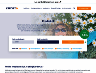 krediet.nl screenshot