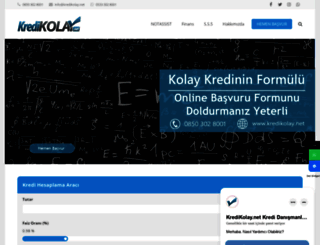 kredikolay.net screenshot