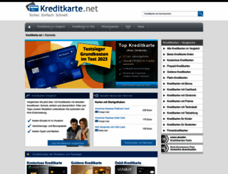 kreditkarte.net screenshot
