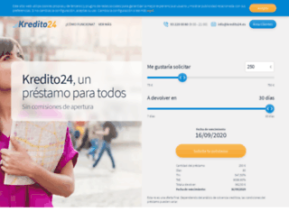kredito24.es screenshot