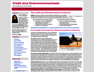 kreditohneeinkommensnachweis.com screenshot