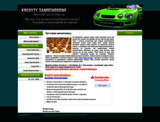 kredyt-samochodowy.org screenshot