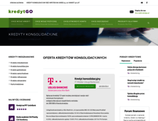 kredytykonsolidacyjne.kredytgo.pl screenshot