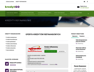 kredytyrefinansowe.kredytgo.pl screenshot