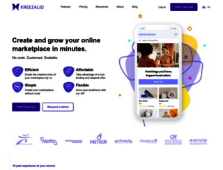 kreezalid.com screenshot
